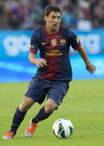 Barcelona's forward Argentinian Lionel M