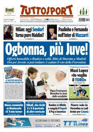 Tuttosport prima pagina