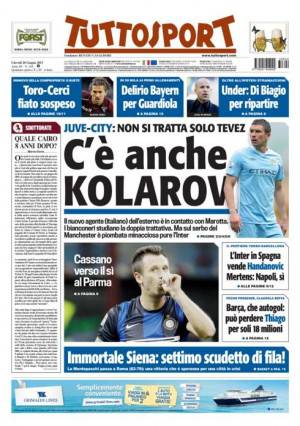 Tuttosport prima pagina