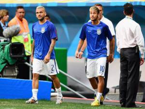 Dani Alves e Neymar Jr (Getty Images)