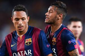 Adriano e Neymar (Getty Images)