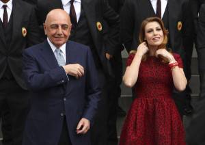 Galliani e Barbara Berlusconi (Getty Images)