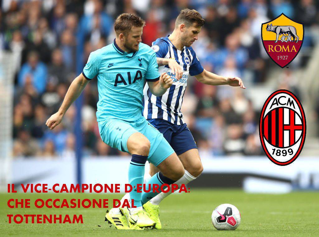 Occasione dal Tottenham: Dier Milan Roma