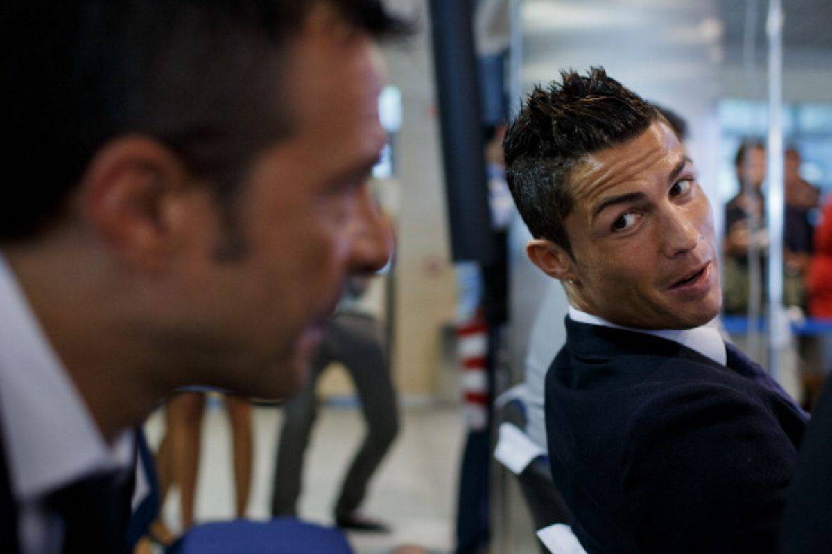 Jorge Mendes con Cristiano Ronaldo (Getty Images)