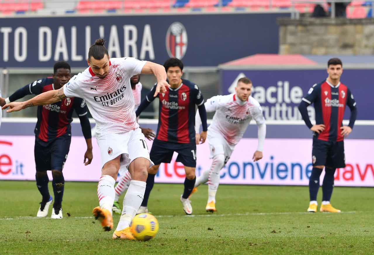 Ibrahimovic Bologna-Milan