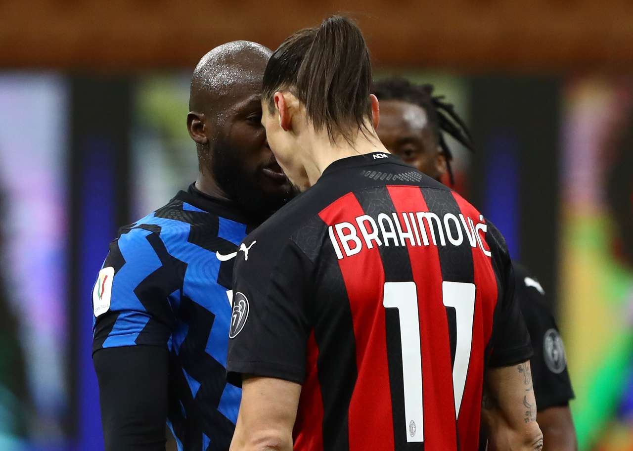 Inter e Milan, scintille Ibrahimovic-Lukaku | "Tre mesi di stop!"