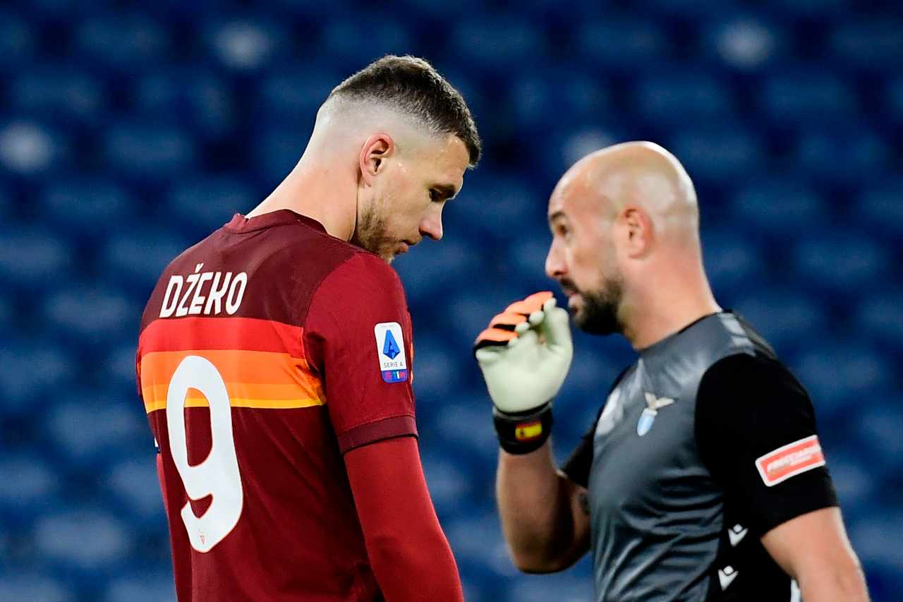 Roma, lesione muscolare per Dzeko | I tempi di recupero