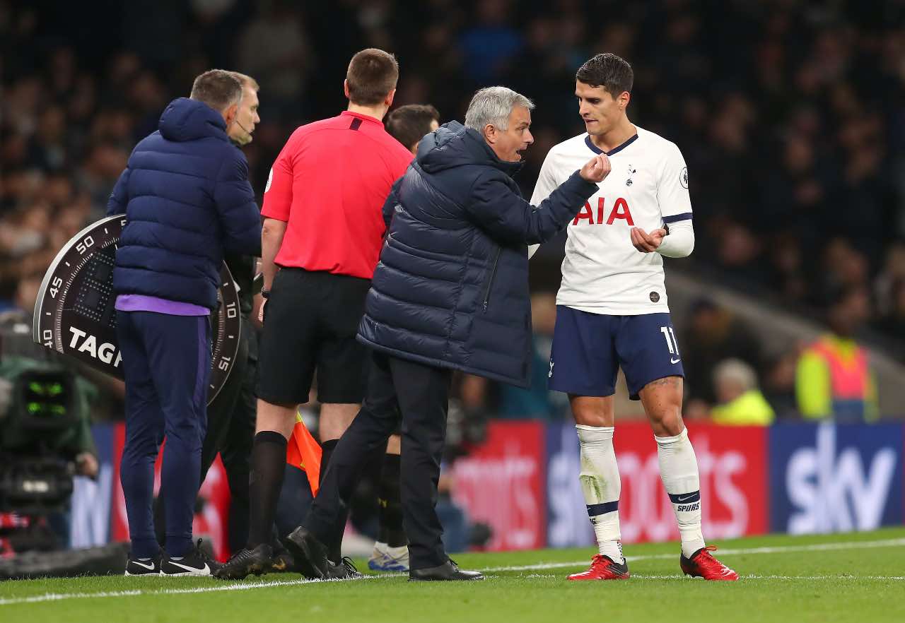 Lamela e Mourinho