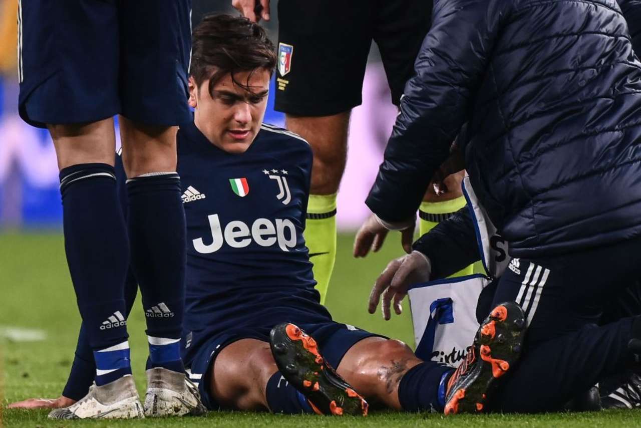 Juventus, infortunio Dybala | Tempi più lunghi del previsto: focus infortuni