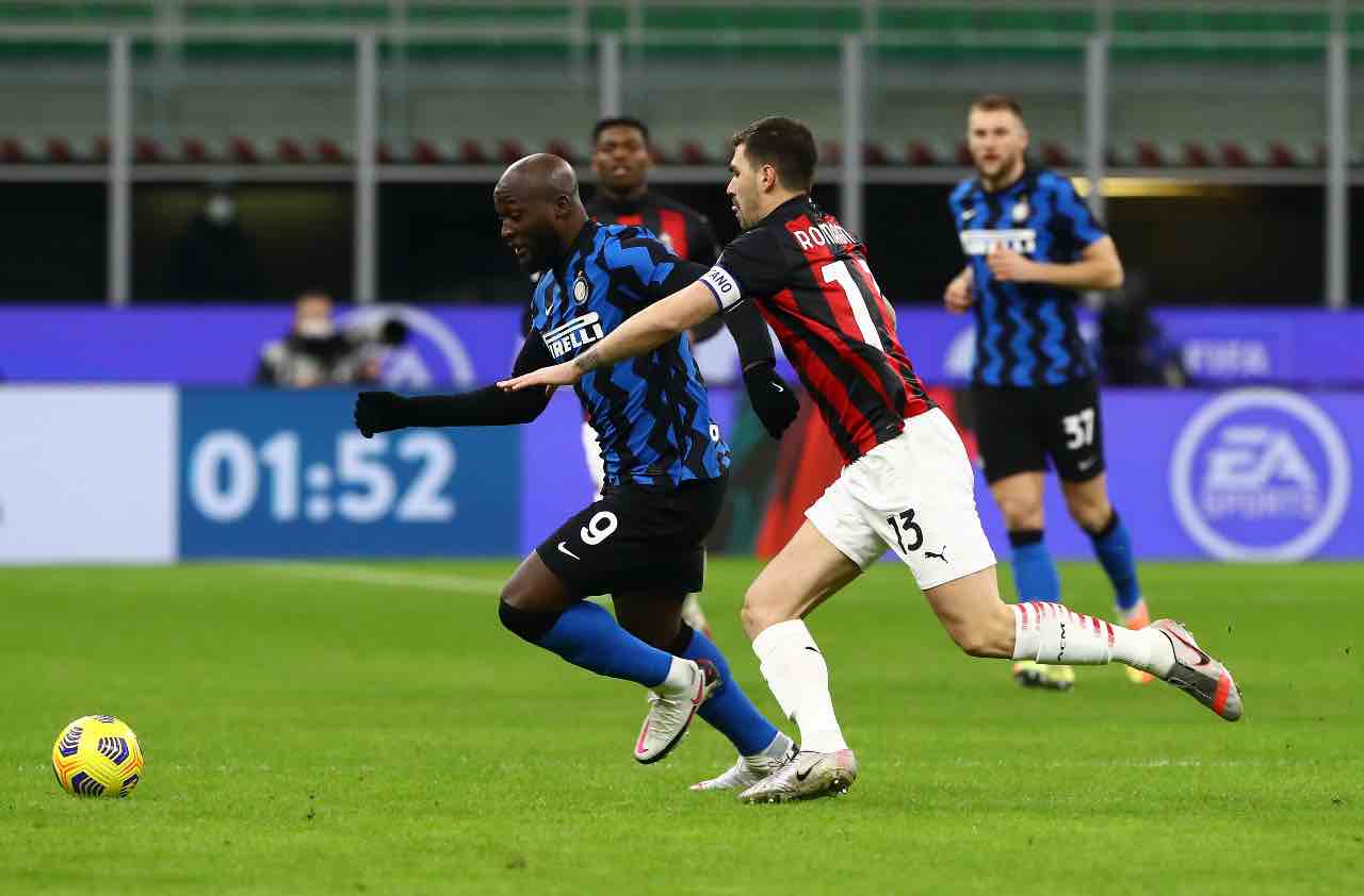 Lukaku e Romagnoli derby