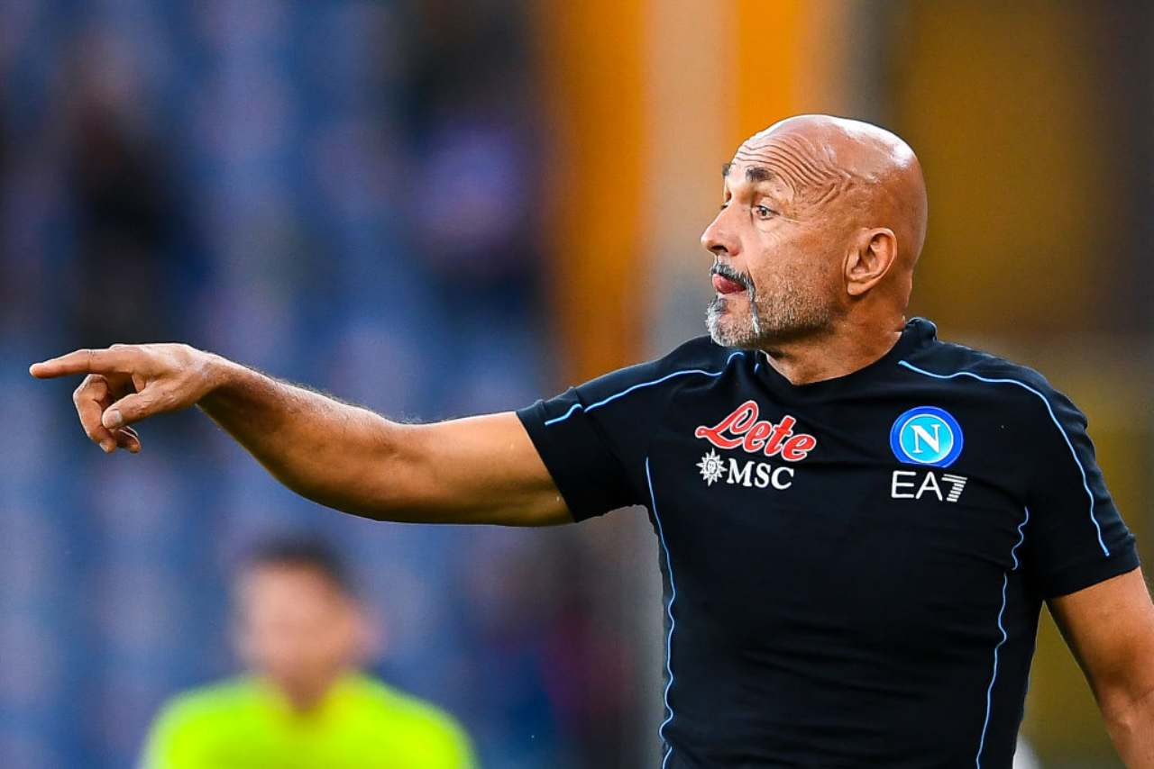 Spalletti formazioni ufficiali Napoli Bologna