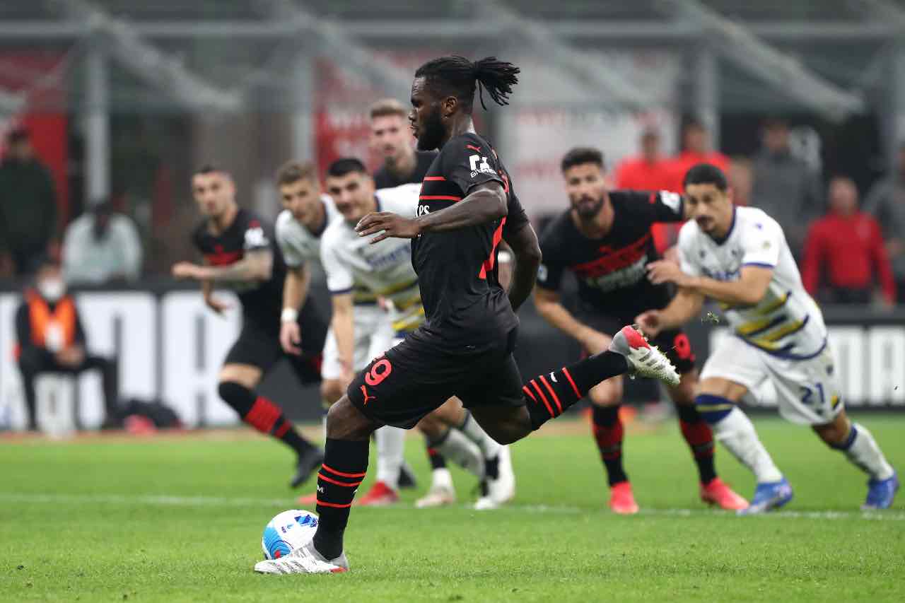 Kessie rigore Milan Verona