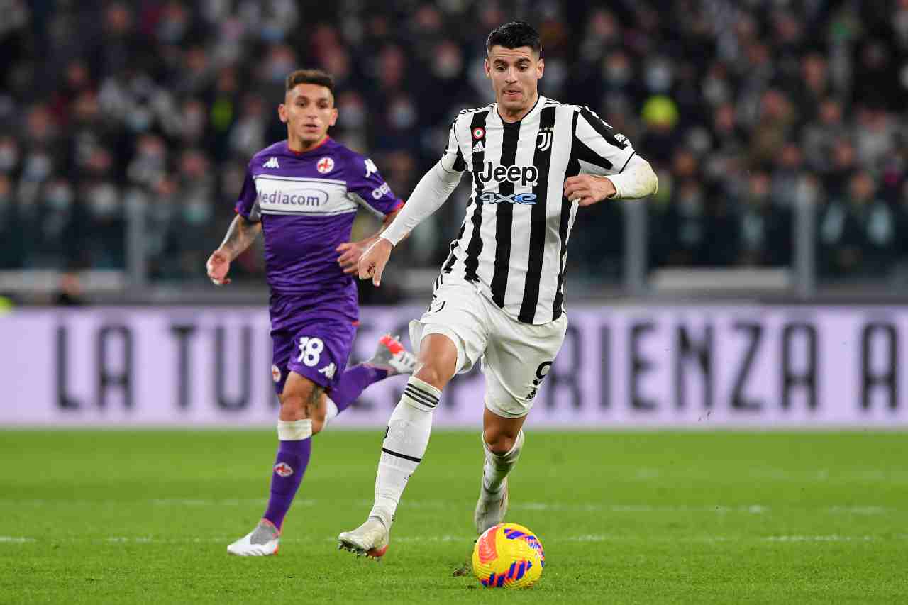 Juventus Fiorentina Morata