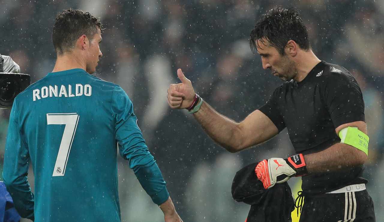 Gigi Buffon Cristiano Ronaldo parlano