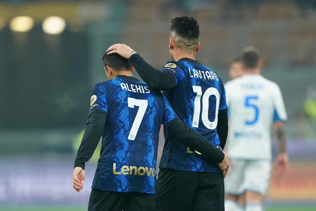 Sanchez e Lautaro Inter