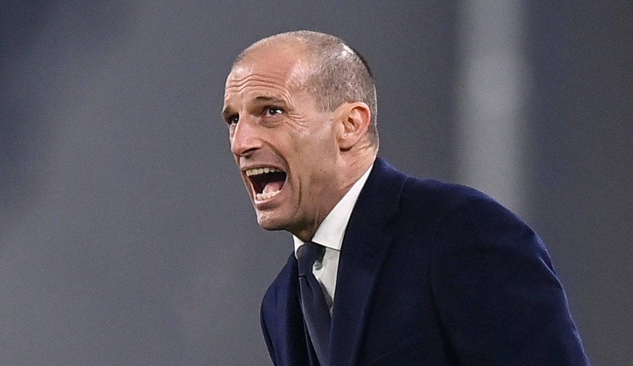 Massimiliano Allegri urla