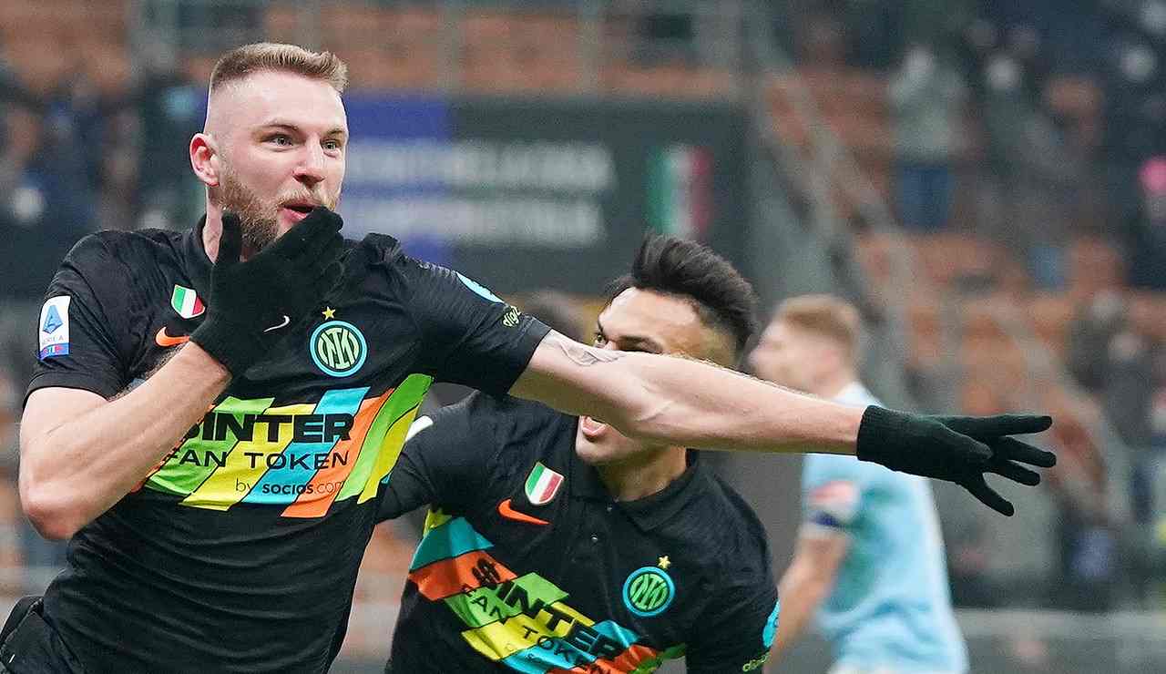 Milan Skriniar esultanza