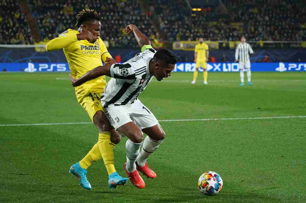 Villarreal Juventus Alex Sandro Bonucci infortunio