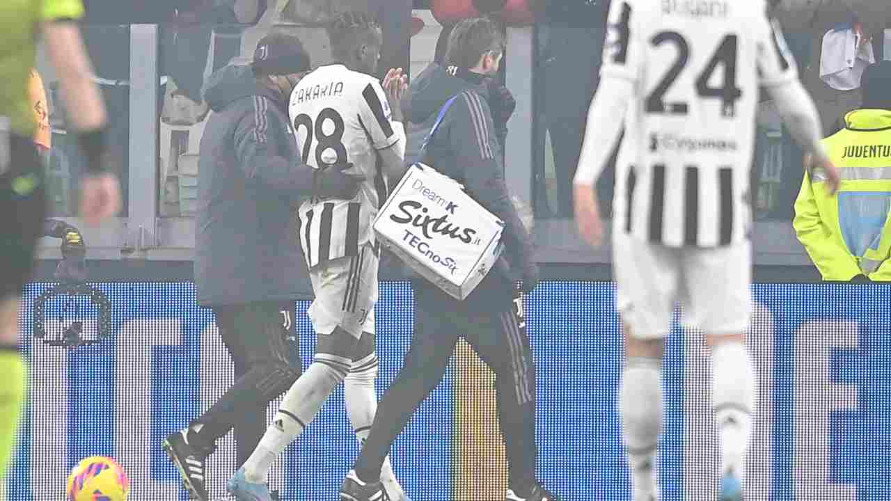 Zakaria infortunio Folletti Juventus
