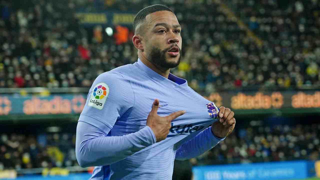 Depay Barcellona Juventus Lione