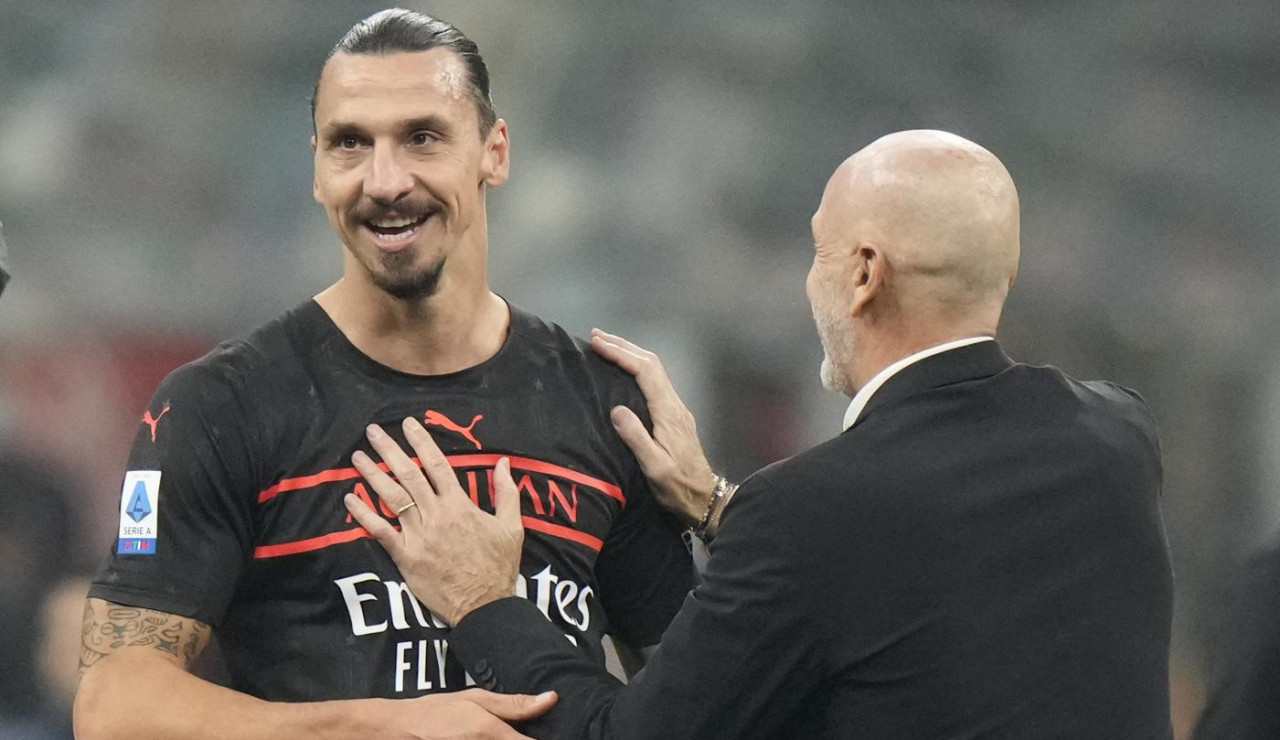 Zlatan Ibrahimovic e Stefano Pioli