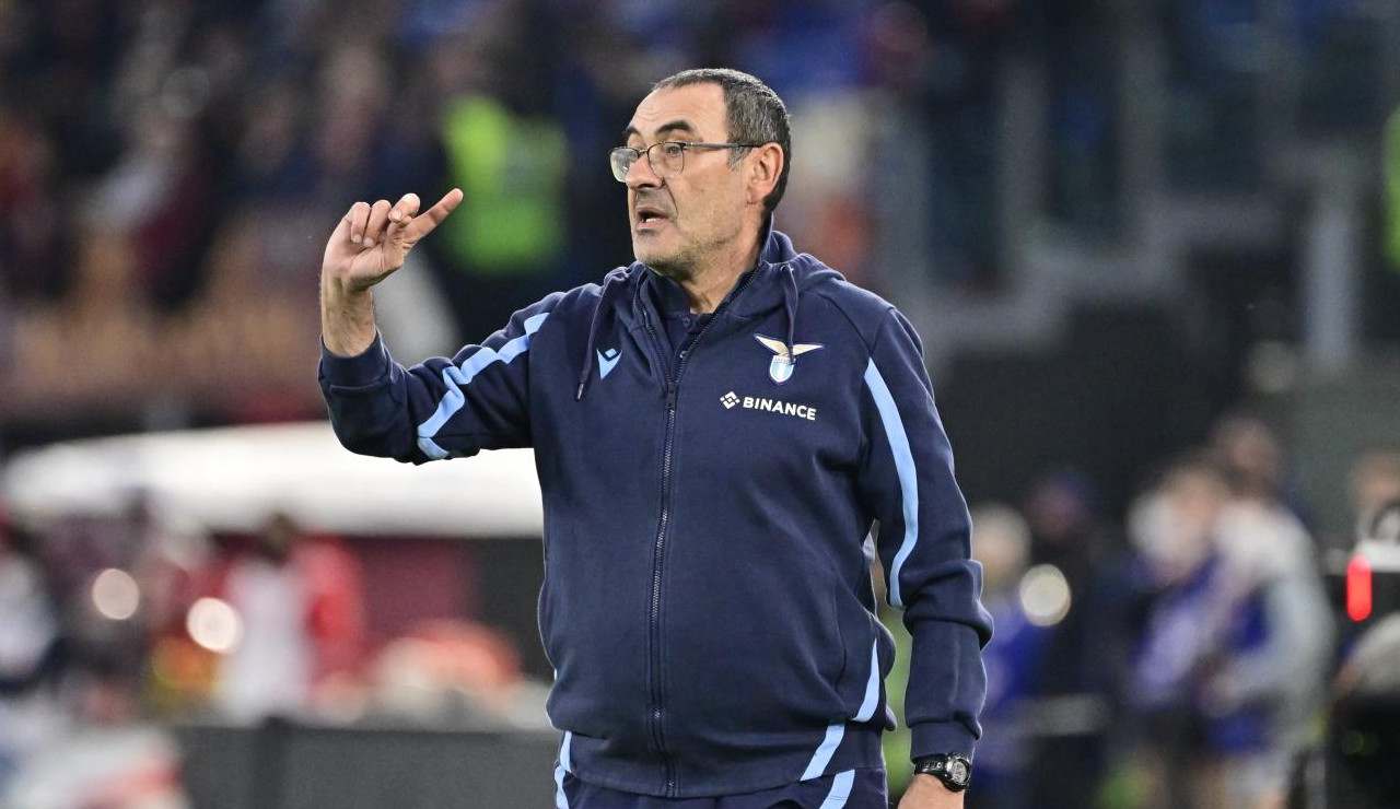 Maurizio Sarri allena