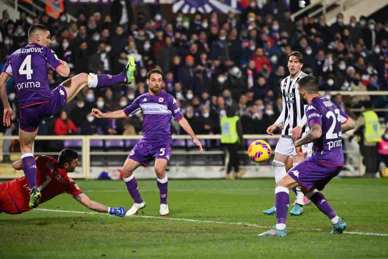 Formazioni ufficiali Juventus-Fiorentina