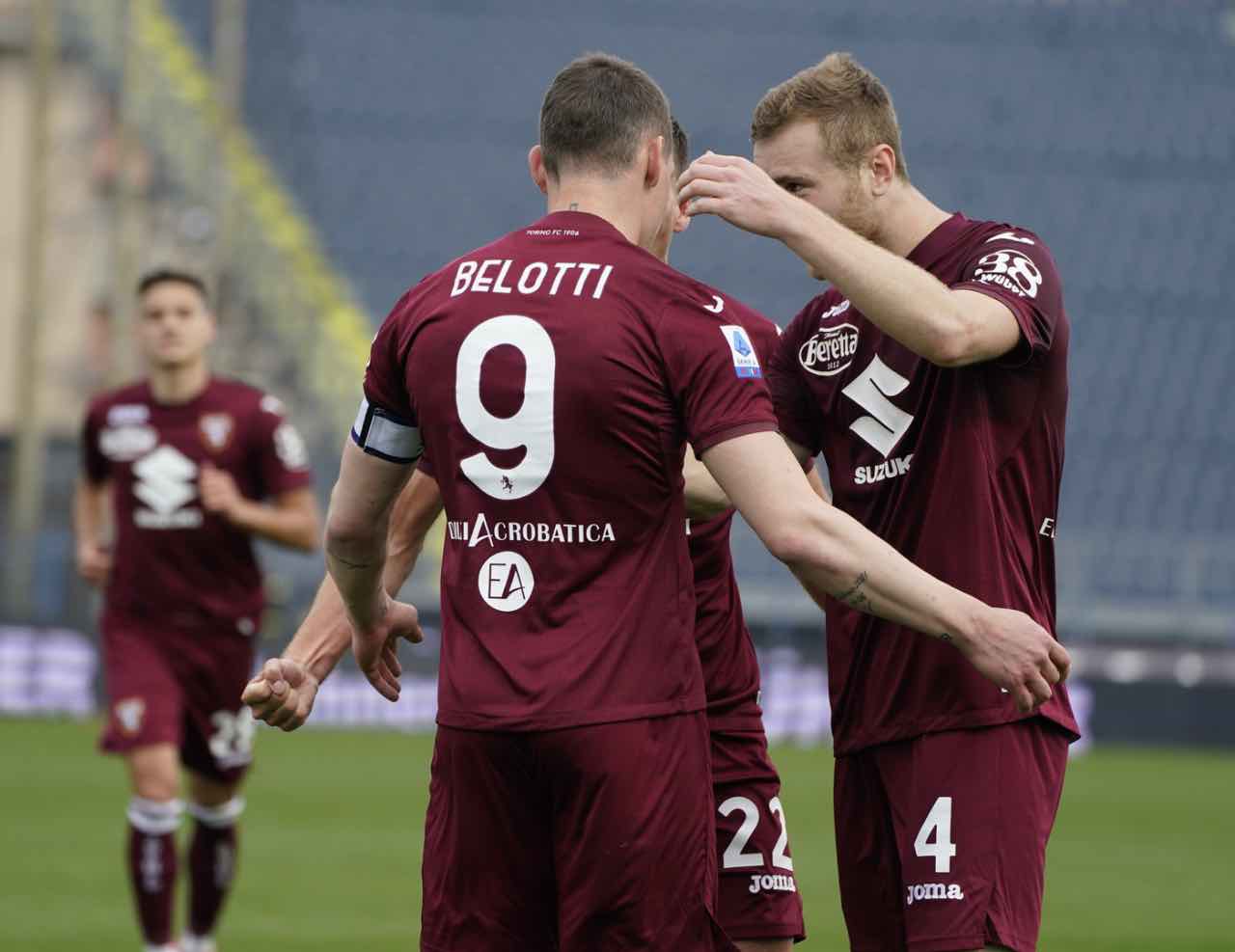 Belotti tripletta Empoli-Torino 