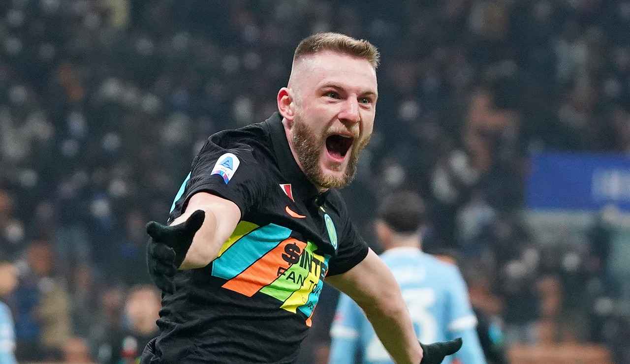 Milan Skriniar esultanza