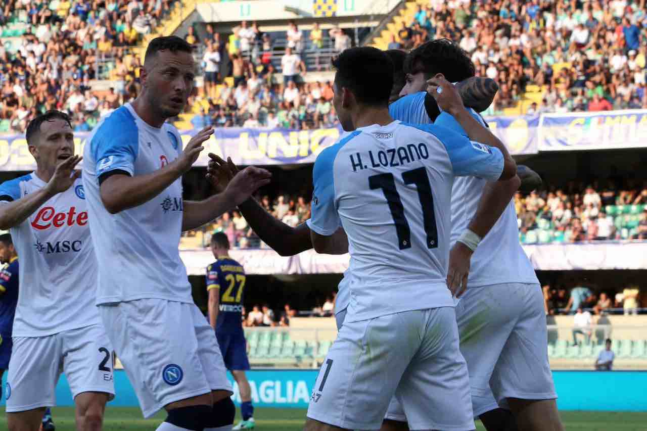 Napoli gol vs Verona