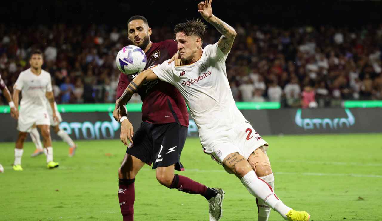 Nicolo Zaniolo in azione