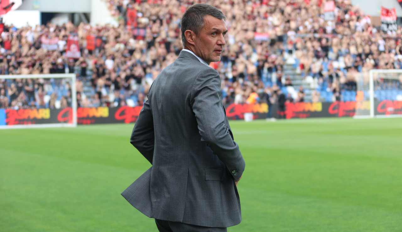 Paolo Maldini in campo