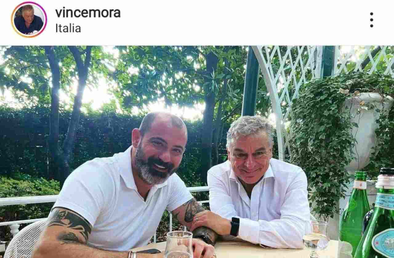 Dejan Stankovic e Vincenzo Morabito sorridono