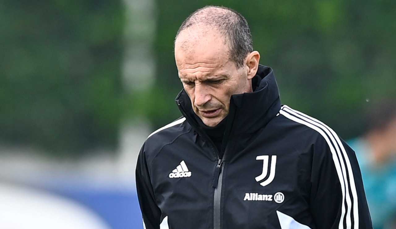 Massimiliano Allegri preoccupato