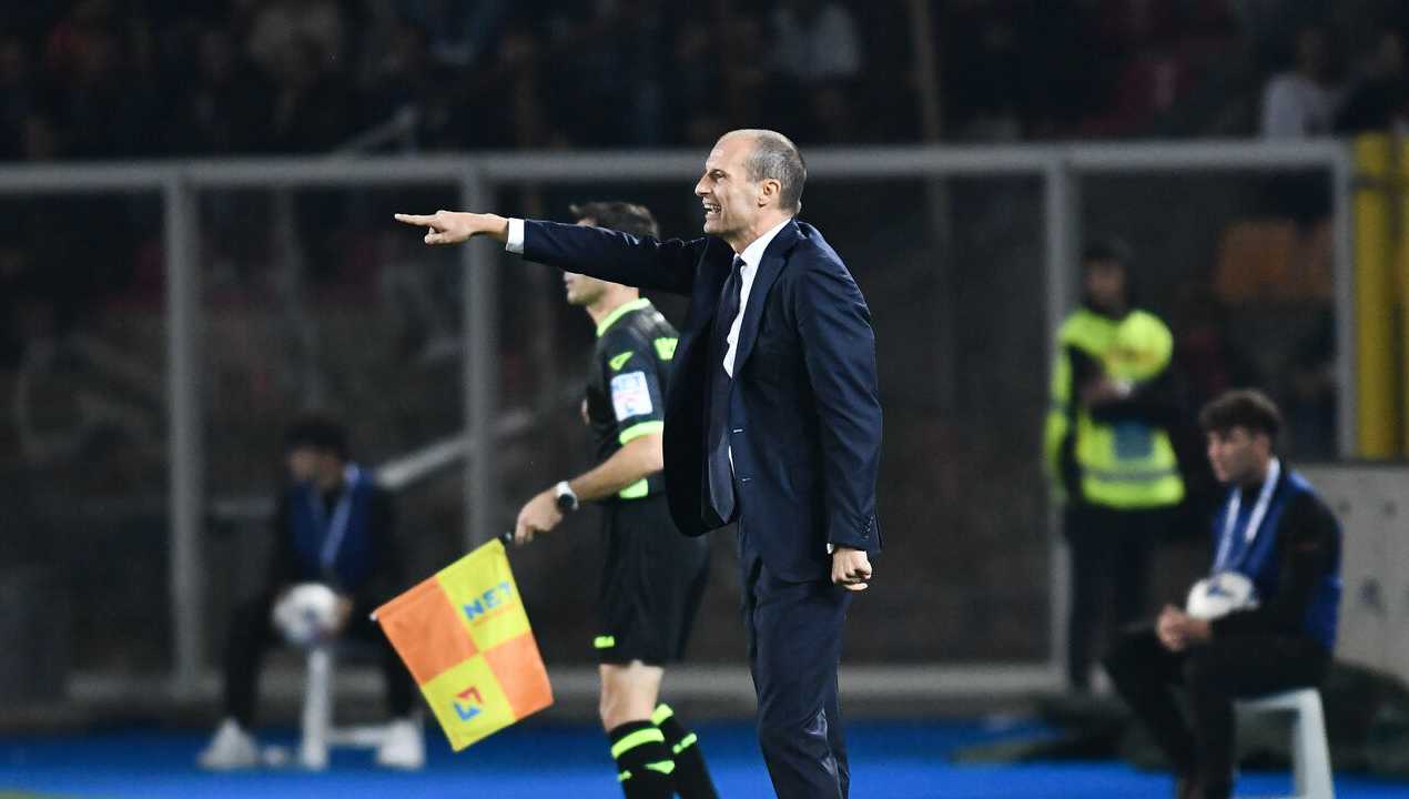 Allegri è intervenuto nel post partita di Lecce Juventus
