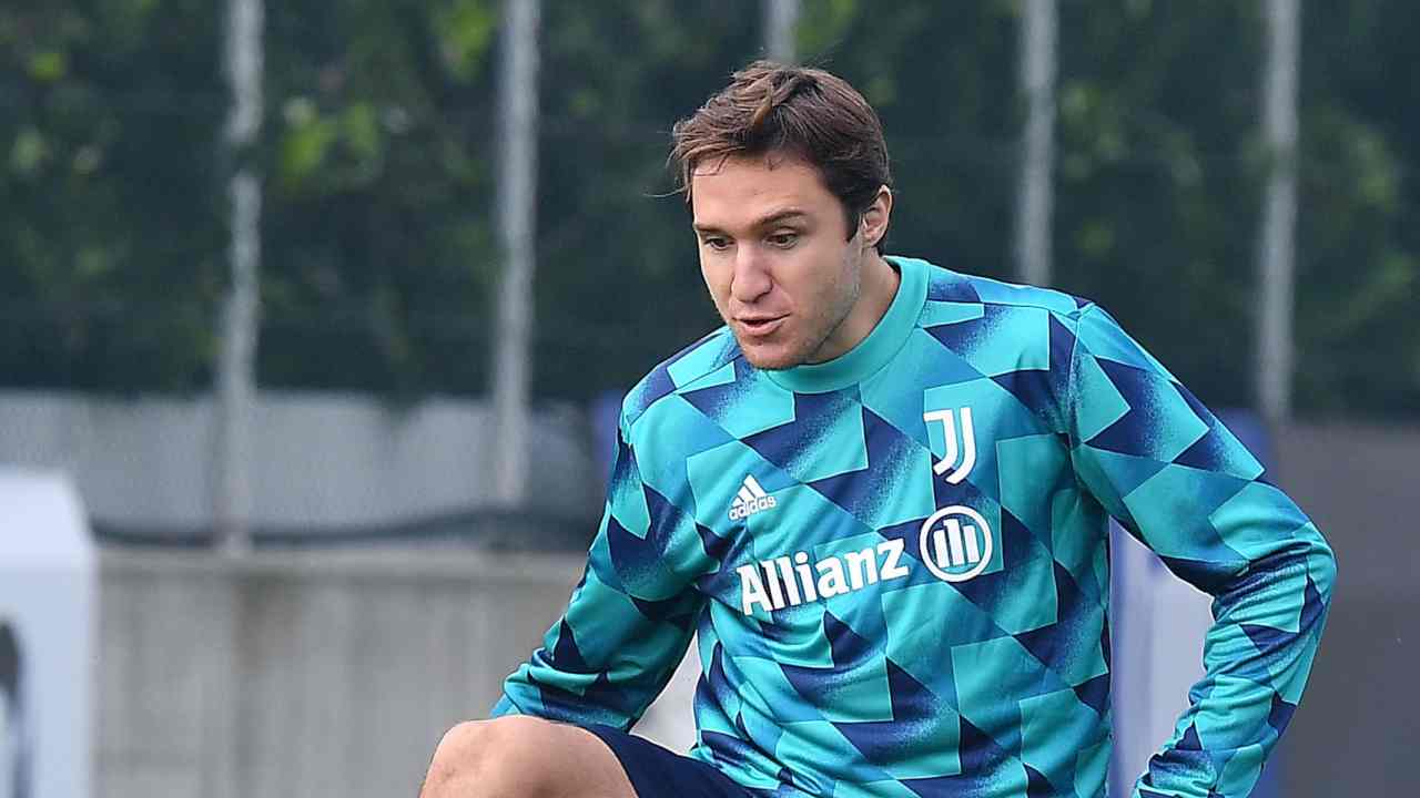  Federico Chiesa attaccante della Juventus (Credit: Ansa)