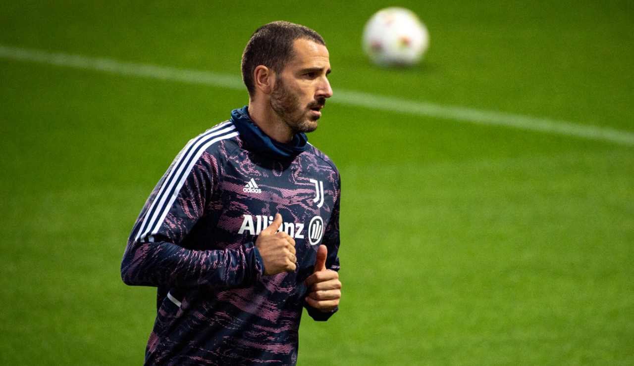 Leonardo Bonucci riscaldamento