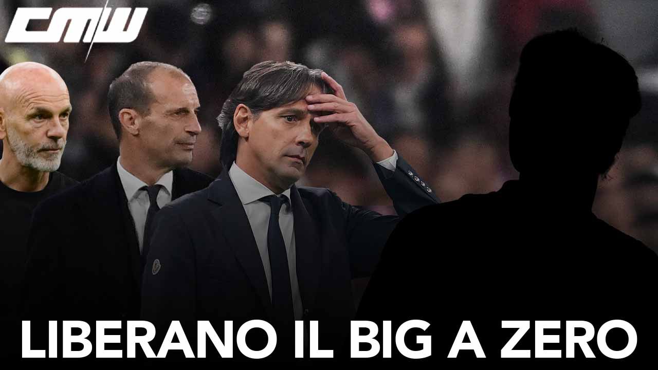 Firma gratis a gennaio: Inter, Juve e Milan se lo contendono