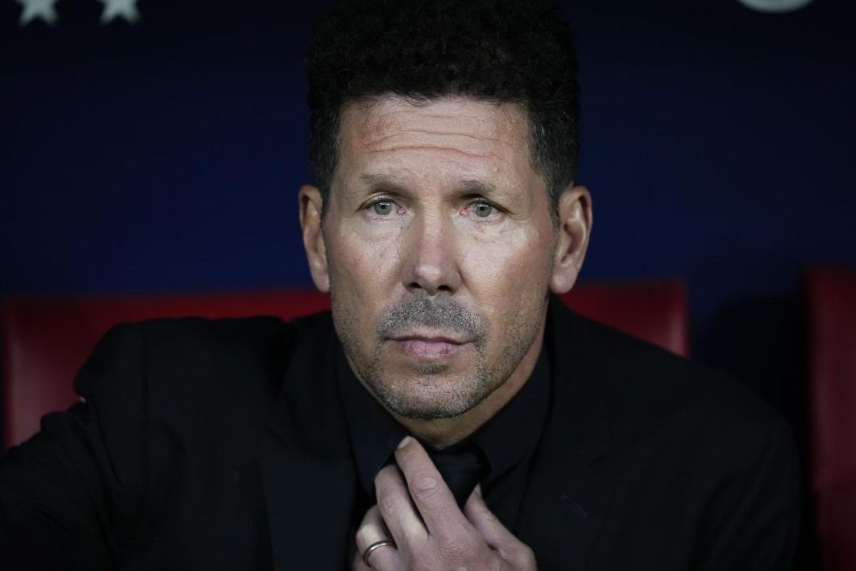 Diego Simeone concentrato