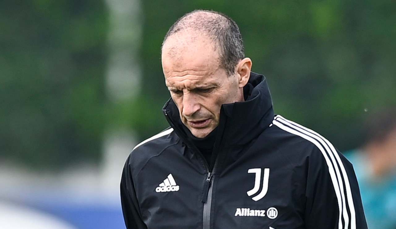 Massimiliano Allegri perplesso