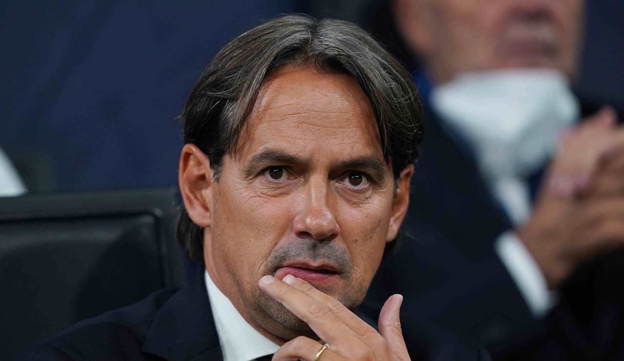 Simone Inzaghi concentrato