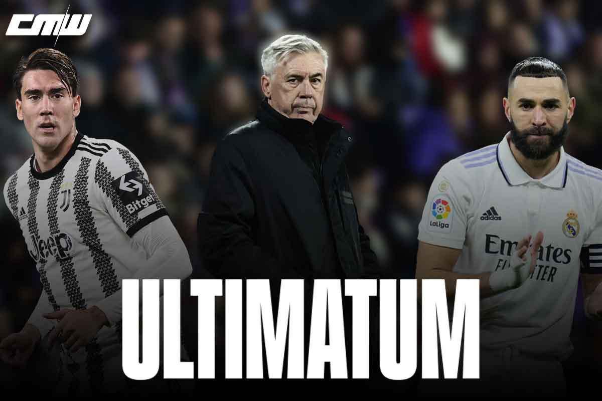 Vlahovic Benzema, ultimatum in casa Real Madrid