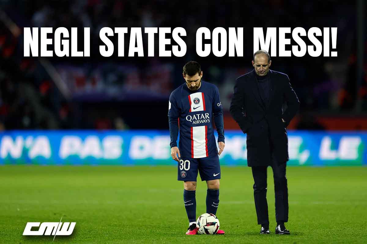 Bonucci con Messi negli States