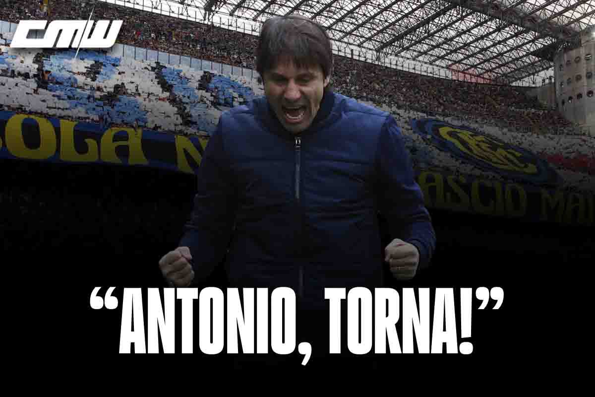 I tifosi dell'Inter vogliono il grande ritorno di Antonio Conte