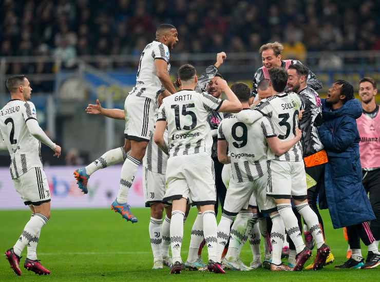 Juventus esultanza classifica