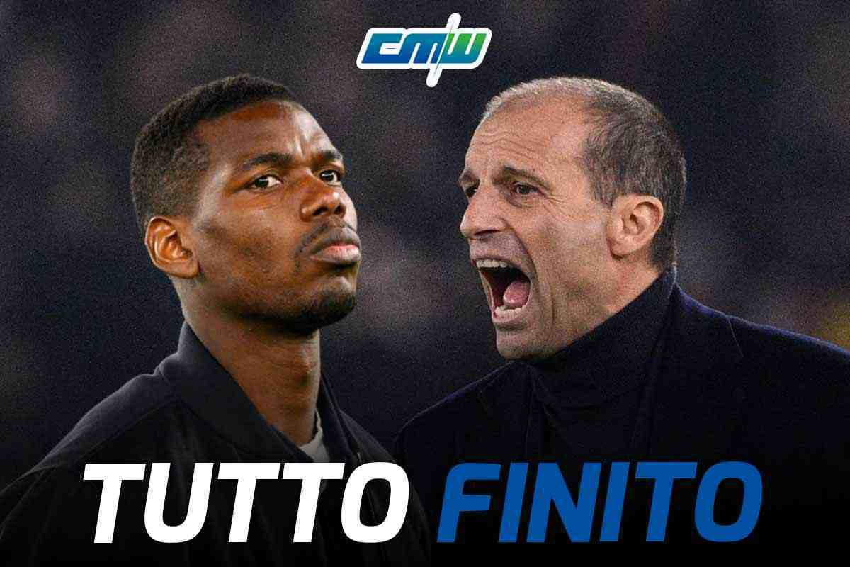 Pogba e Allegri, tutto finito