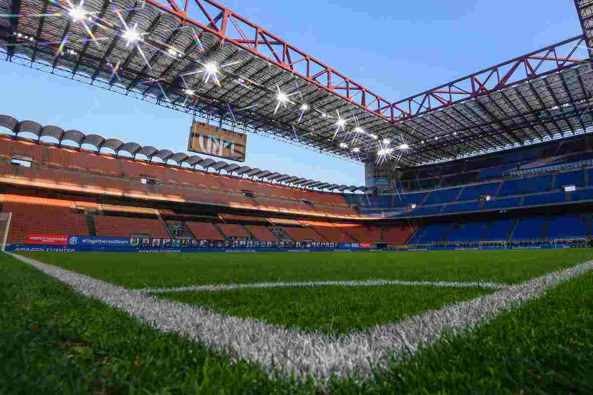 san siro vuoto - foto lapresse