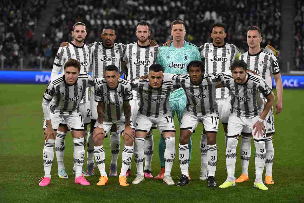 La squadra della Juventus