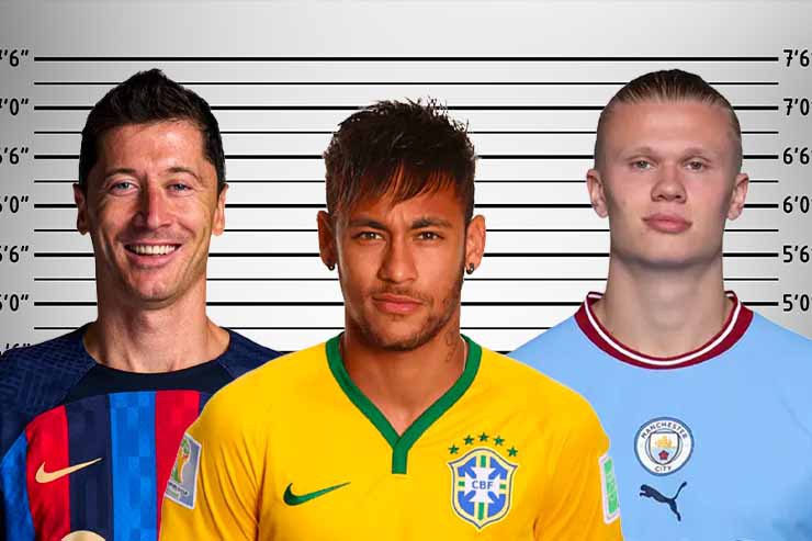Tre campioni nella foto: Lewandowski, Neymar e Haaland