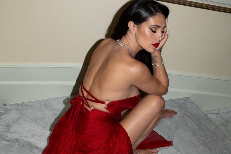 Cecilia Rodriguez vestito rosso Festival di Cannes